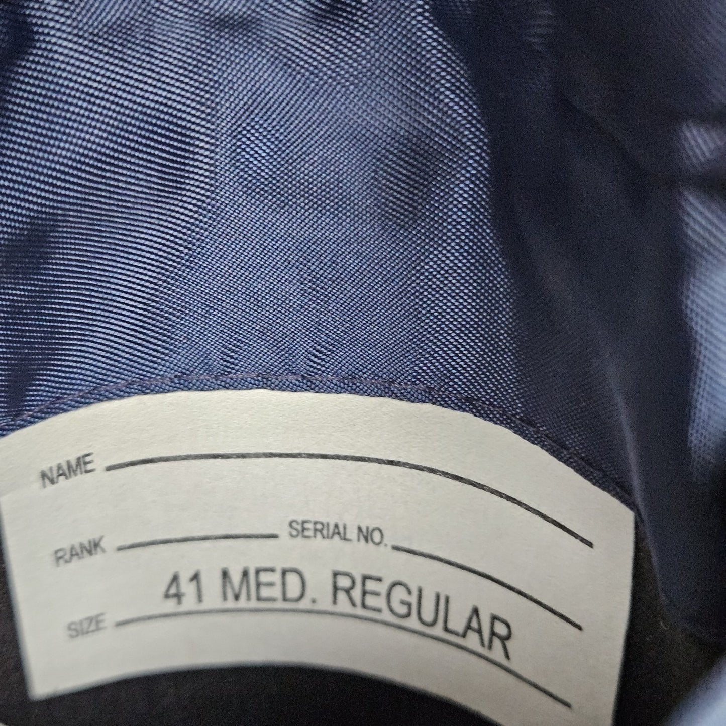 VTG U.S. Air Force Service Navy Wool Blend Class 1 Women's Coat USA 41R Med