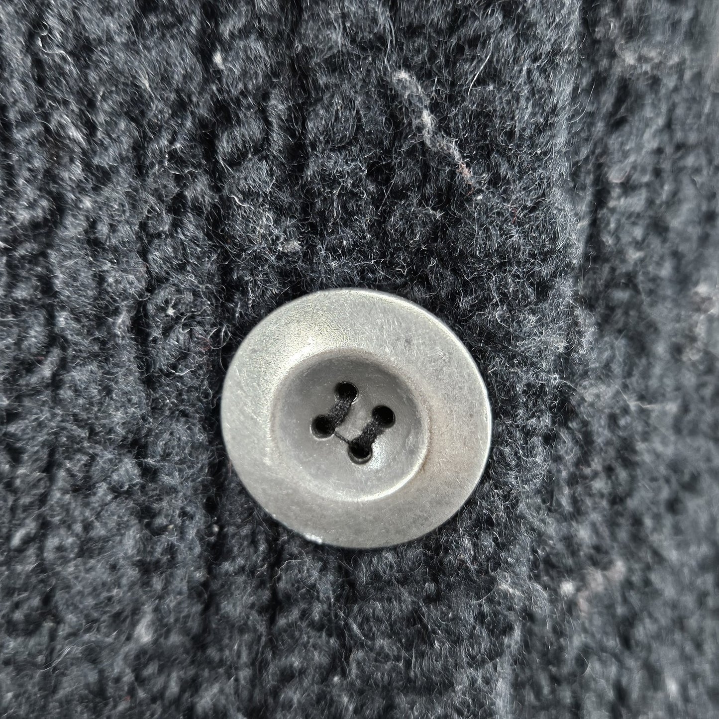 Free People Multicolor Wool Blend Shawl Collar Chunky Knit Cardigan Sweater S