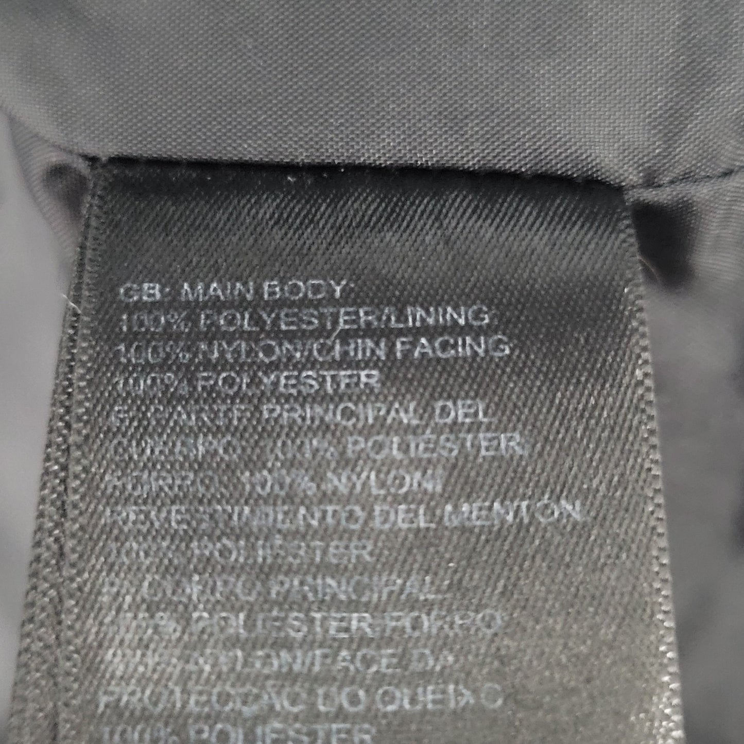 The North Face Black Lightweight Hooded Double Zip Jacket Medium M *no liner