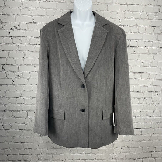 NWOT ASOS Design Grey Lightweight Easy Care Sports Coat Blazer Size Large L