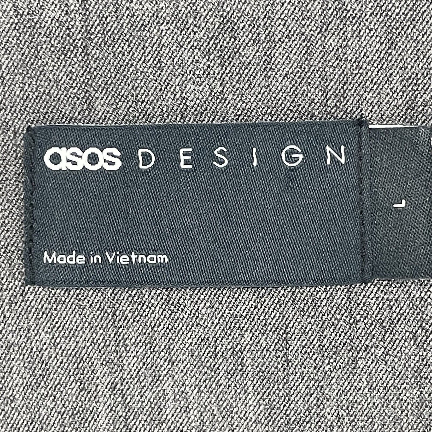 NWOT ASOS Design Grey Lightweight Easy Care Sports Coat Blazer Size Large L