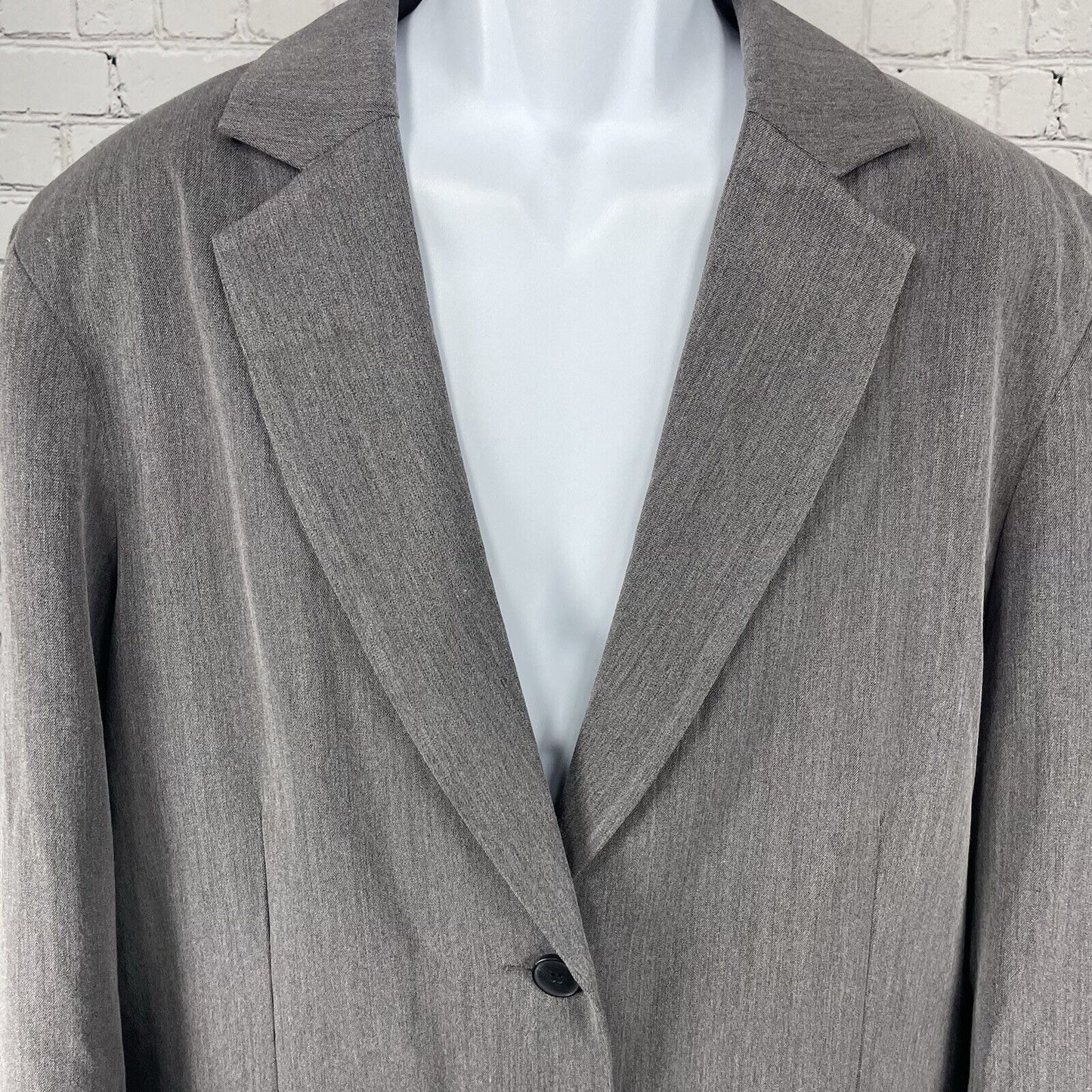 NWOT ASOS Design Grey Lightweight Easy Care Sports Coat Blazer Size Large L