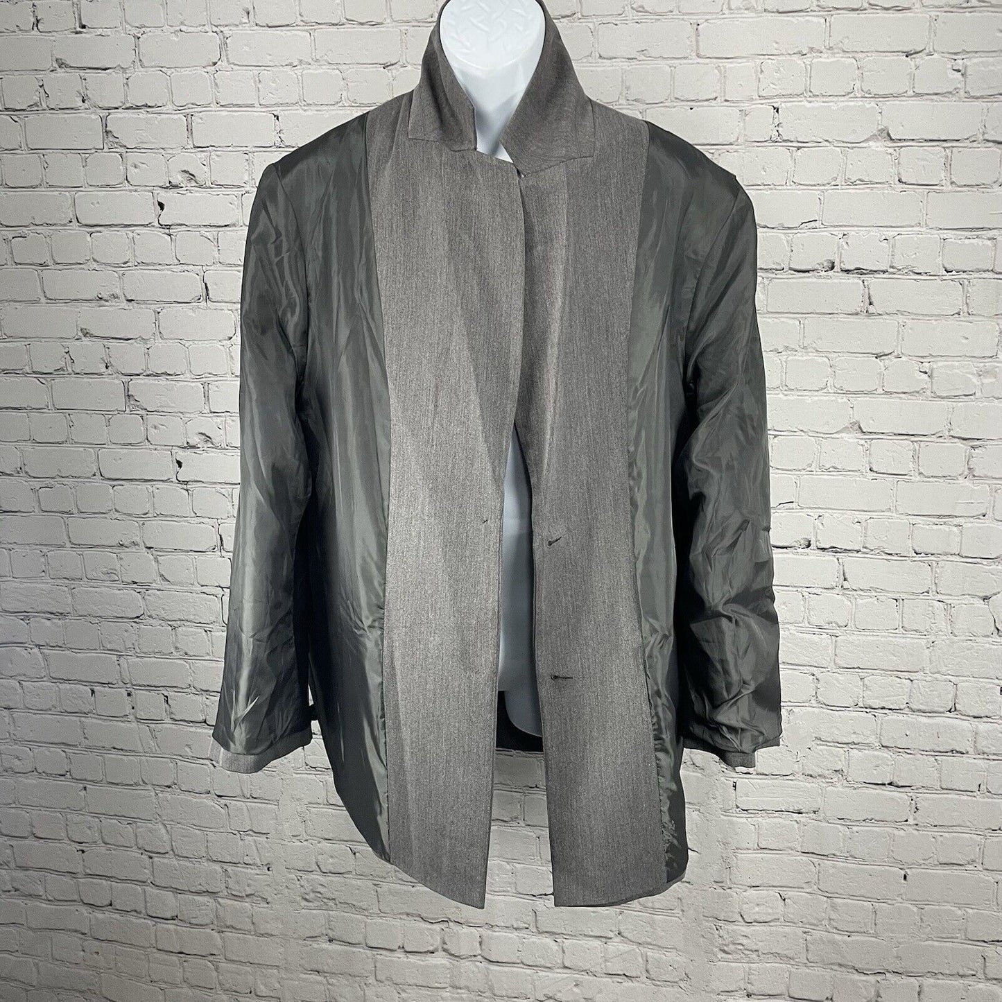 NWOT ASOS Design Grey Lightweight Easy Care Sports Coat Blazer Size Large L