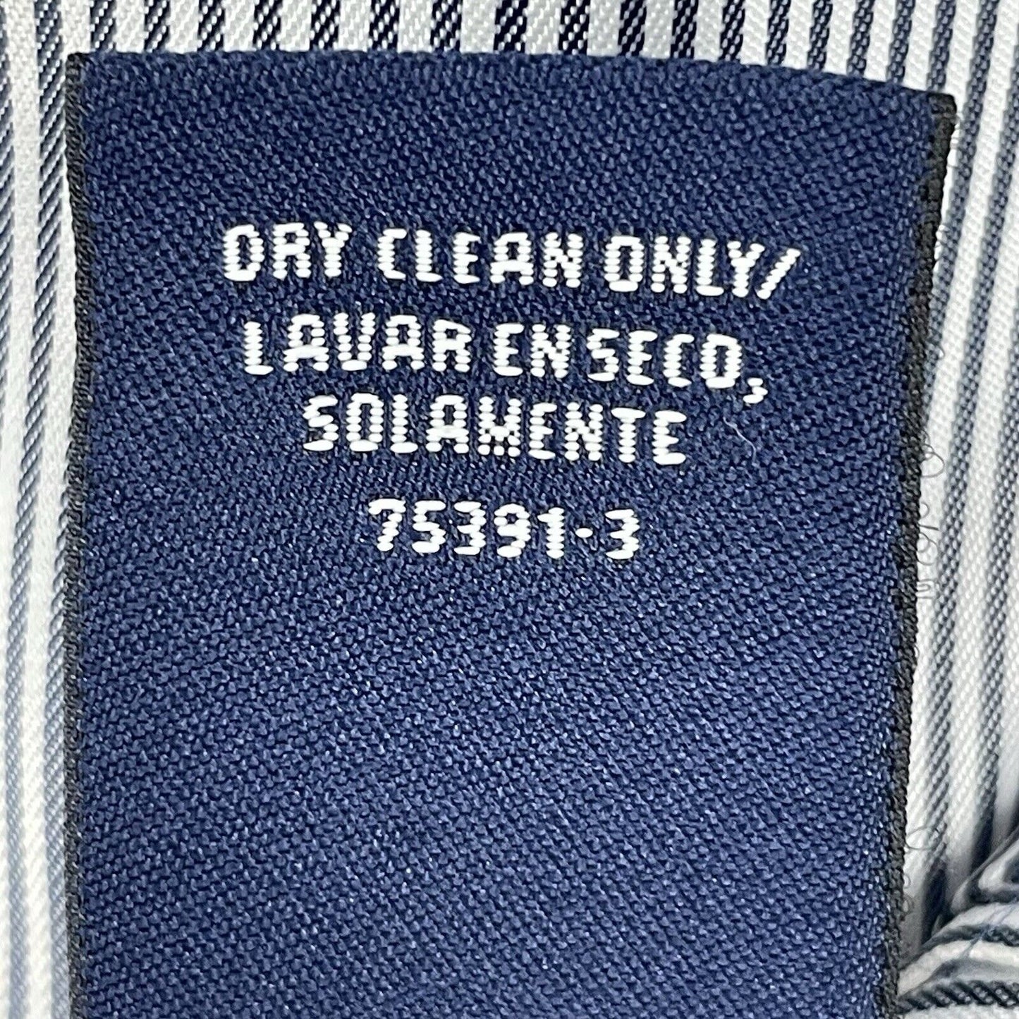 Stafford Dark Blue Essentials Suit Blazer 2 Button Notch Vented Lined Size 44L