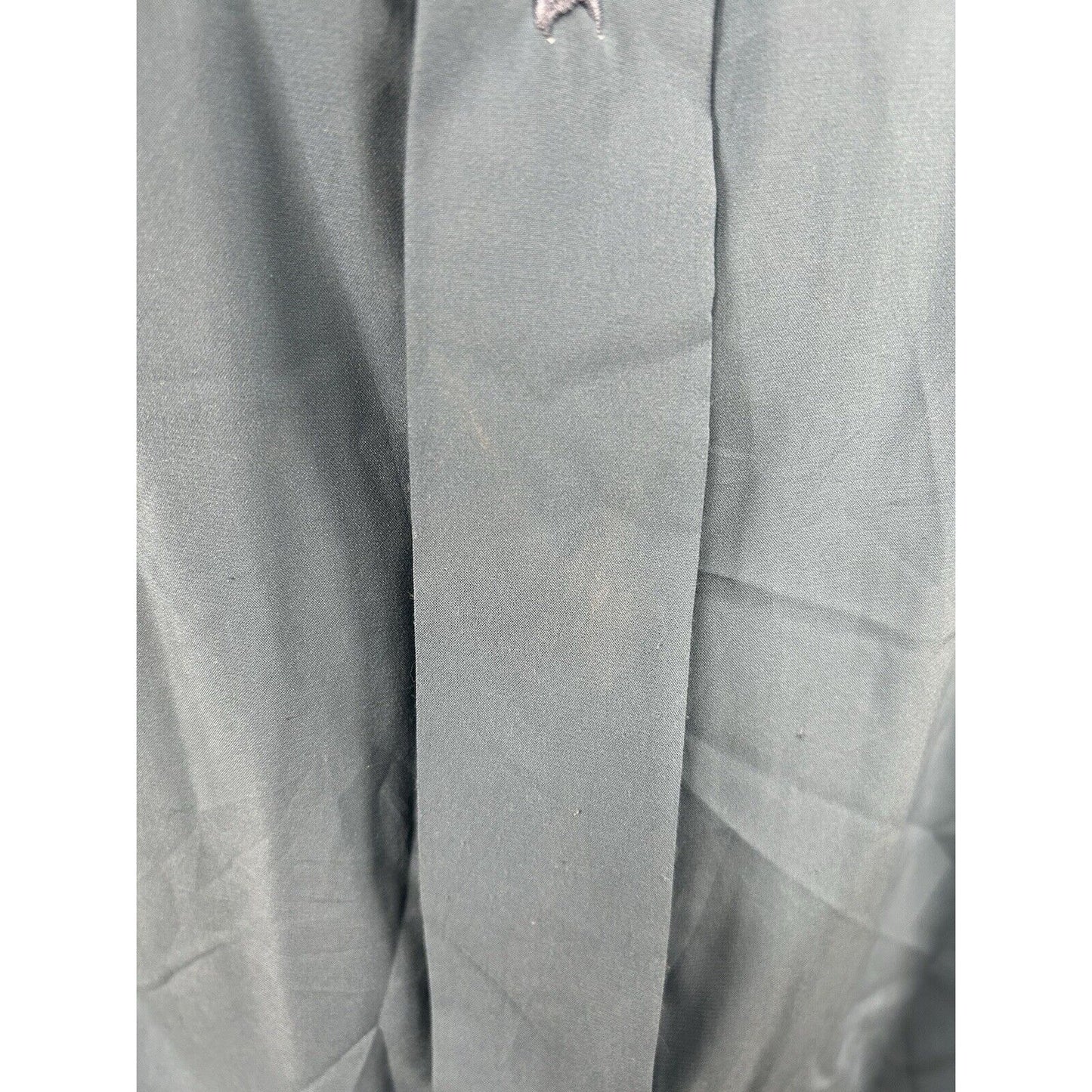 VTG Graff Californiawear Blue Fly Front Long Sleeve Button Down Blouse Size 12