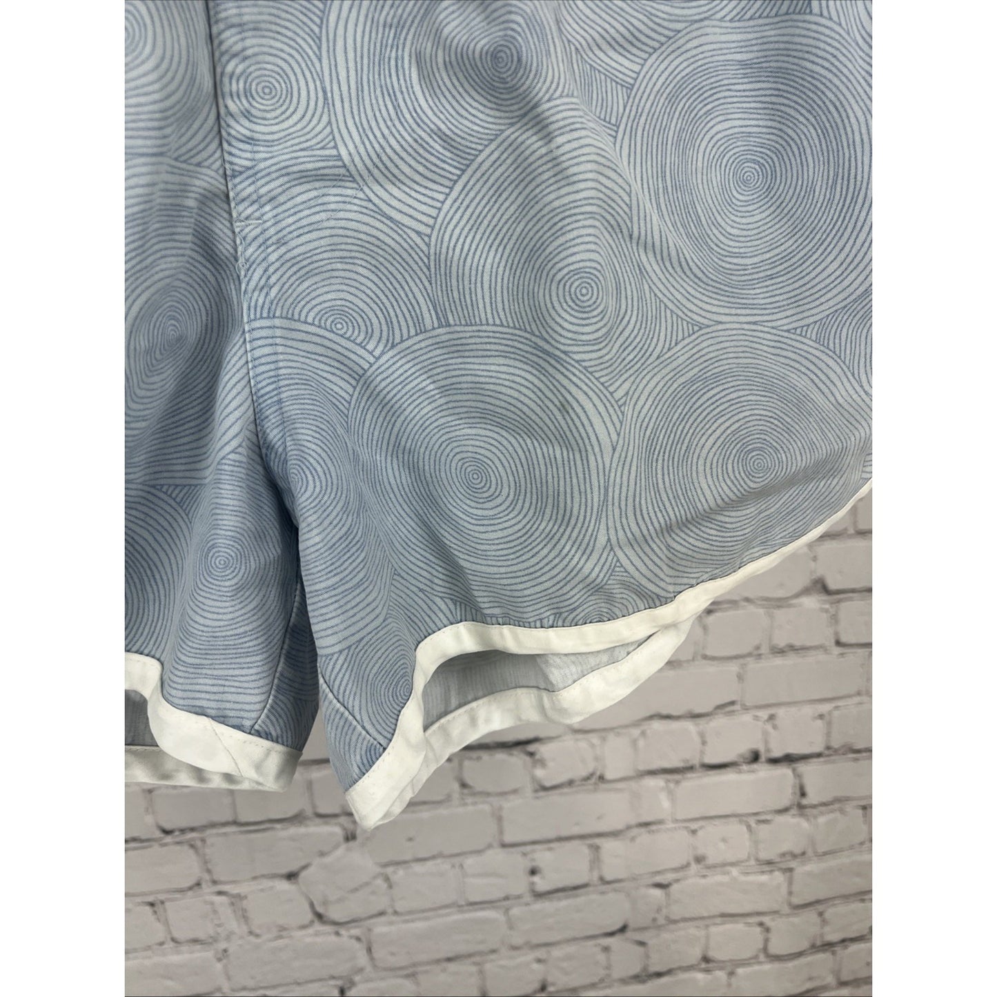 Chubbies Blue Drawstring 4" Inseam Stretch Pockets Retro Swim Shorts Mens Large