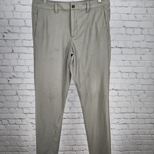 Cuts Clothing AO Taupe Tapered Slim Fit Men's Stretch Chino Pants 33 (34x30)