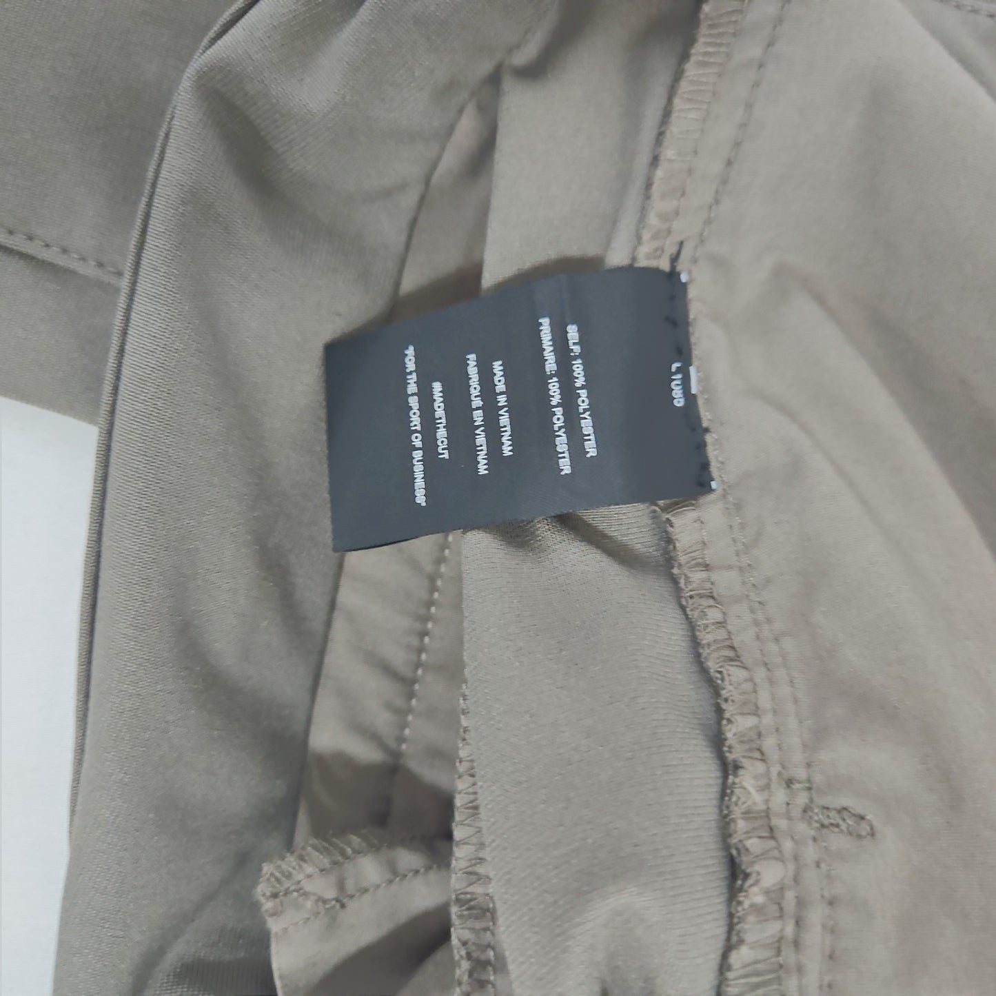 Cuts Clothing AO Taupe Tapered Slim Fit Men's Stretch Chino Pants 33 (34x30)