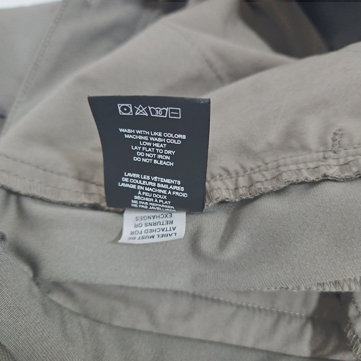 Cuts Clothing AO Taupe Tapered Slim Fit Men's Stretch Chino Pants 33 (34x30)