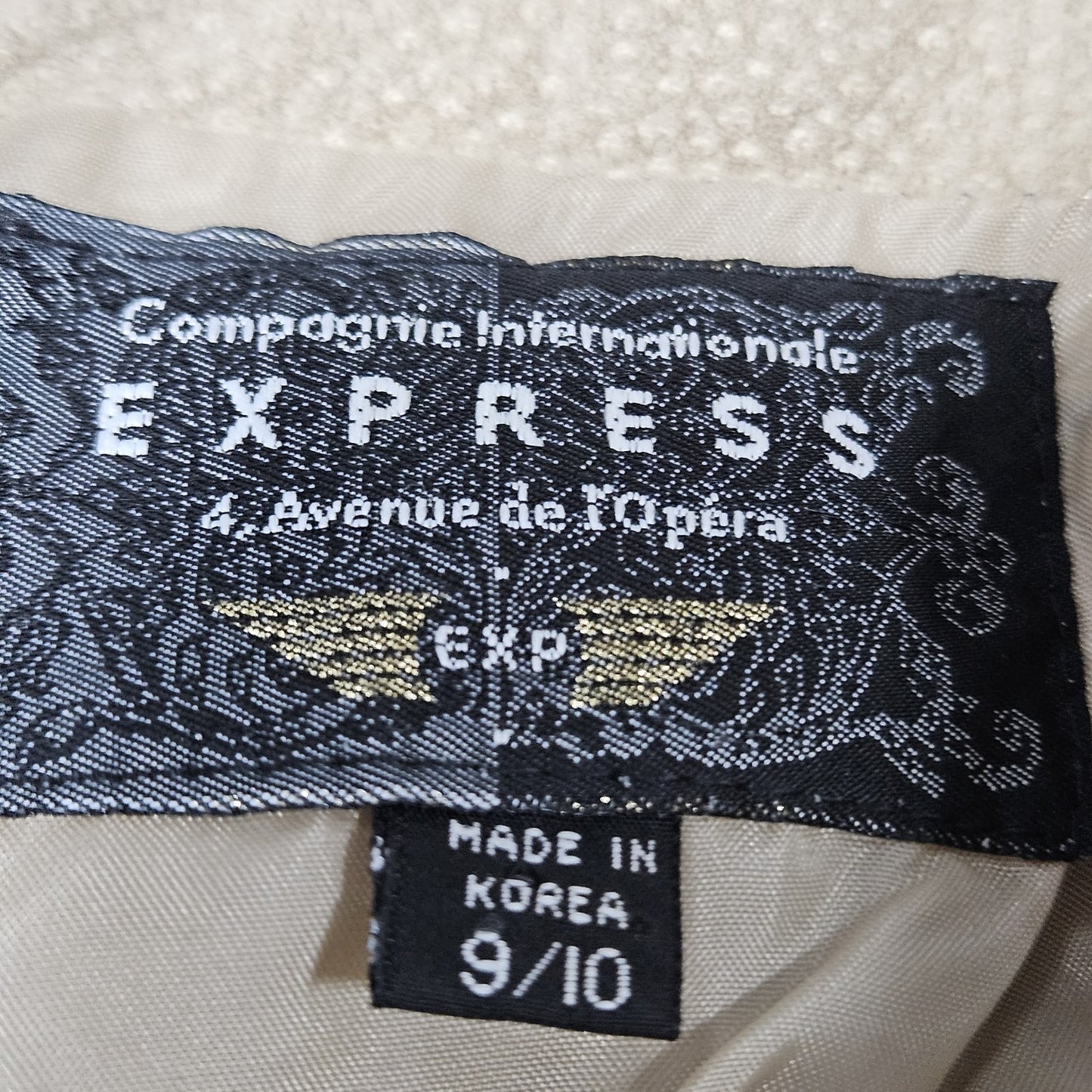 VTG Express Compagnie Internationale Genuine Suede Leather Skirt 9/10 (26”x 19”)