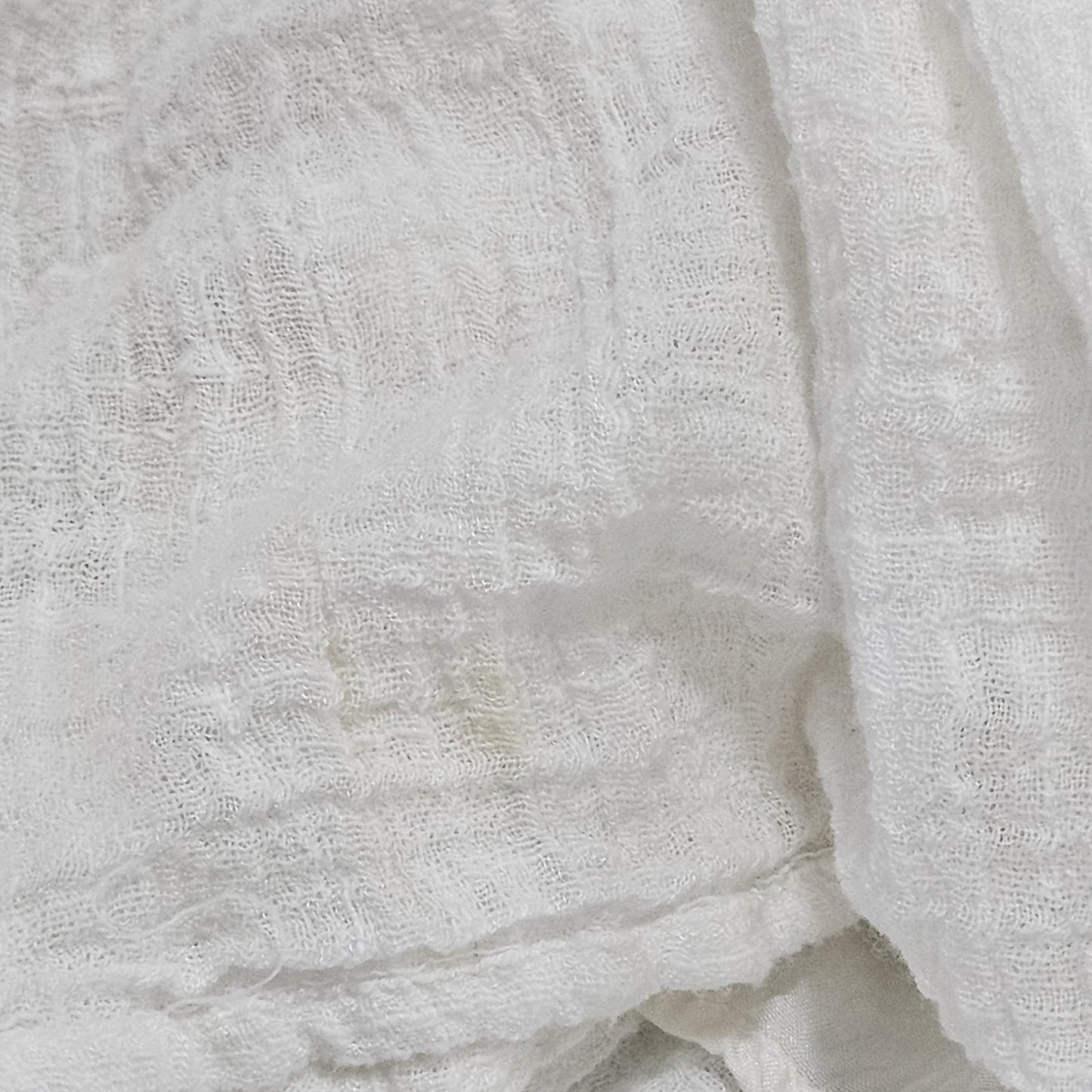 Free People FP One White Gauzy Strappy Boho Smocked Lined Midi Sun Dress XS