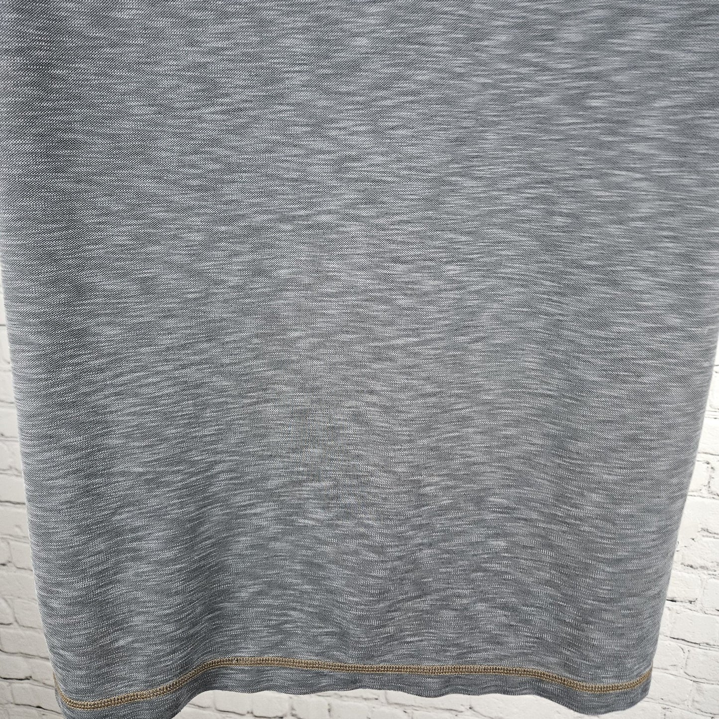 Tommy Bahama Grey Fish Embroidered Short Sleeve Spread Collar Polo Shirt Large L