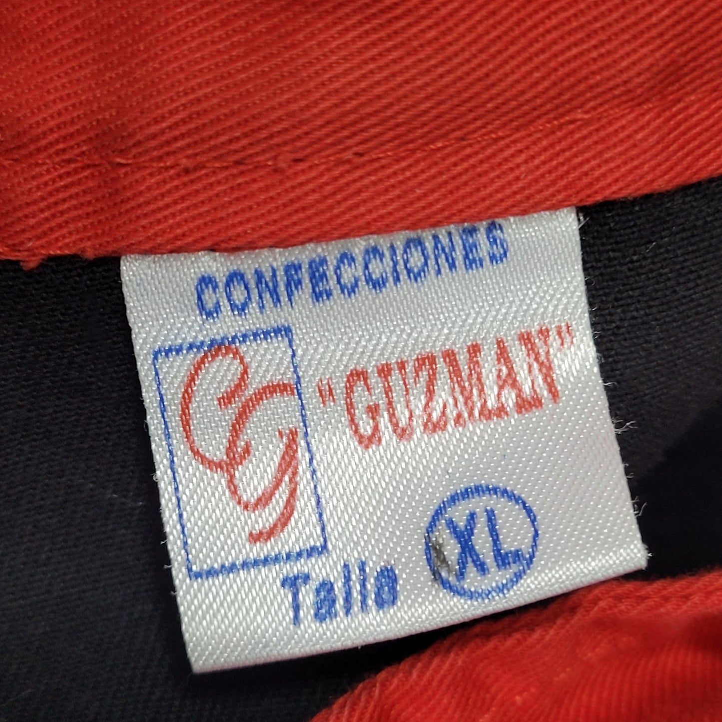 Pinturas Monopol Confecciones Guzman Black Red Snap Painter Coveralls Size XL