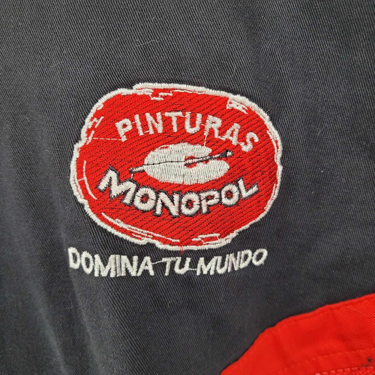 Pinturas Monopol Confecciones Guzman Black Red Snap Painter Coveralls Size XL