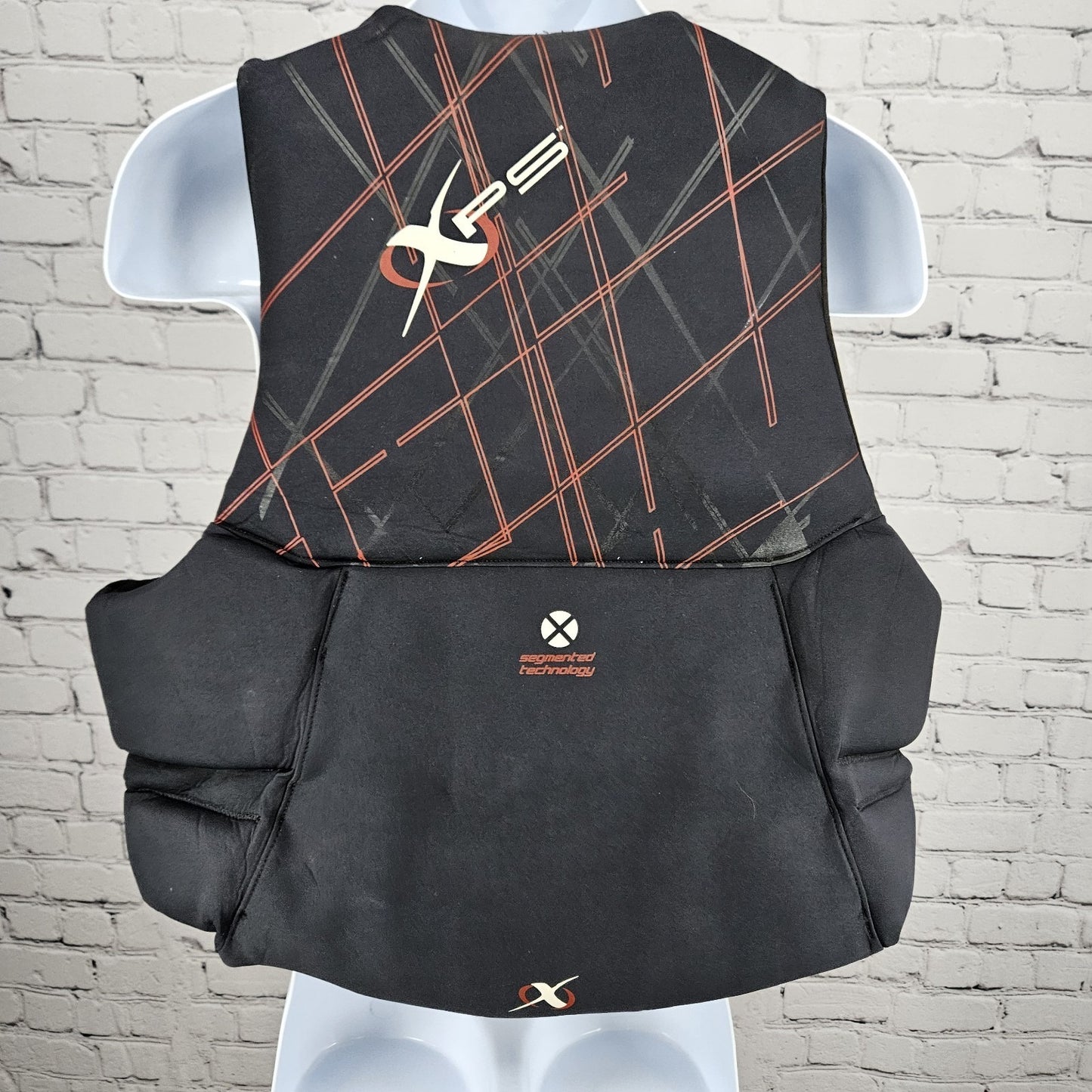 XPS Black Red USCG Segmented Technology Ski Wakeboard Vest Life Jacket Mens XXL