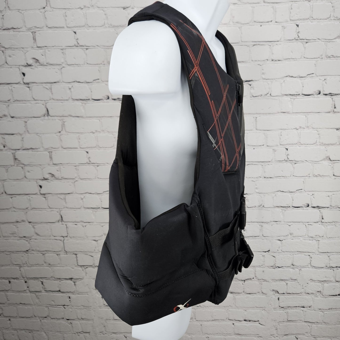 XPS Black Red USCG Segmented Technology Ski Wakeboard Vest Life Jacket Mens XXL