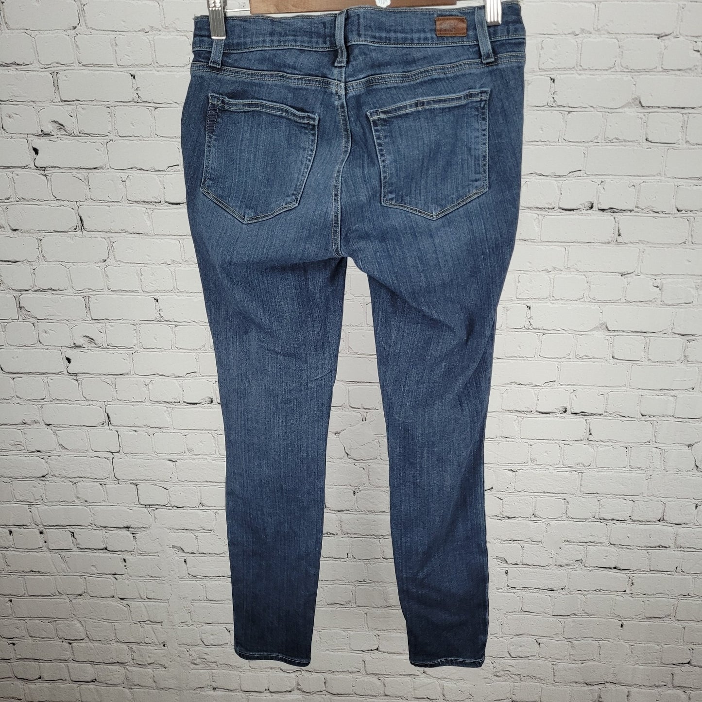 Paige Blue Denim Verdugo Ultra Skinny Maternity Low Rise Jeans Size 27 (30x29)