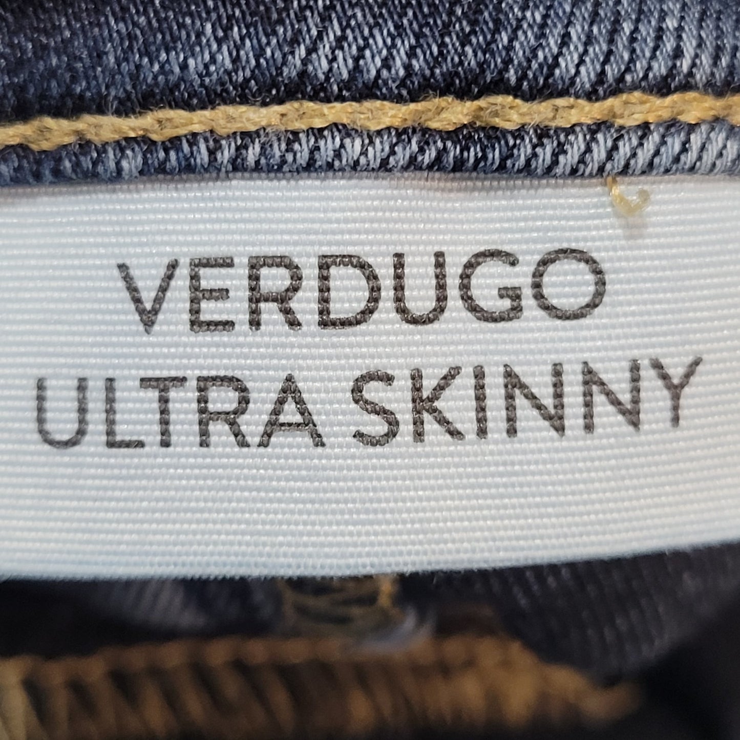 Paige Blue Denim Verdugo Ultra Skinny Maternity Low Rise Jeans Size 27 (30x29)
