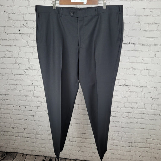 Charles Tyrwhitt Black 100% Wool Classic Fit Dress Pants Size 42R (42x32)