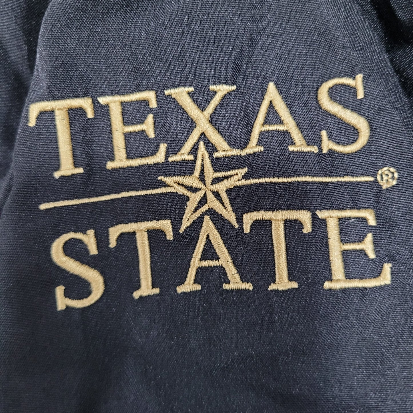 Texas State University Bobcats Black Maroon Front Zip College Graduation Gown
