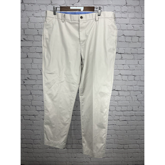 Brooks Brothers Tan Lightweight Advantage Chino Regular Dress Pants 38x32