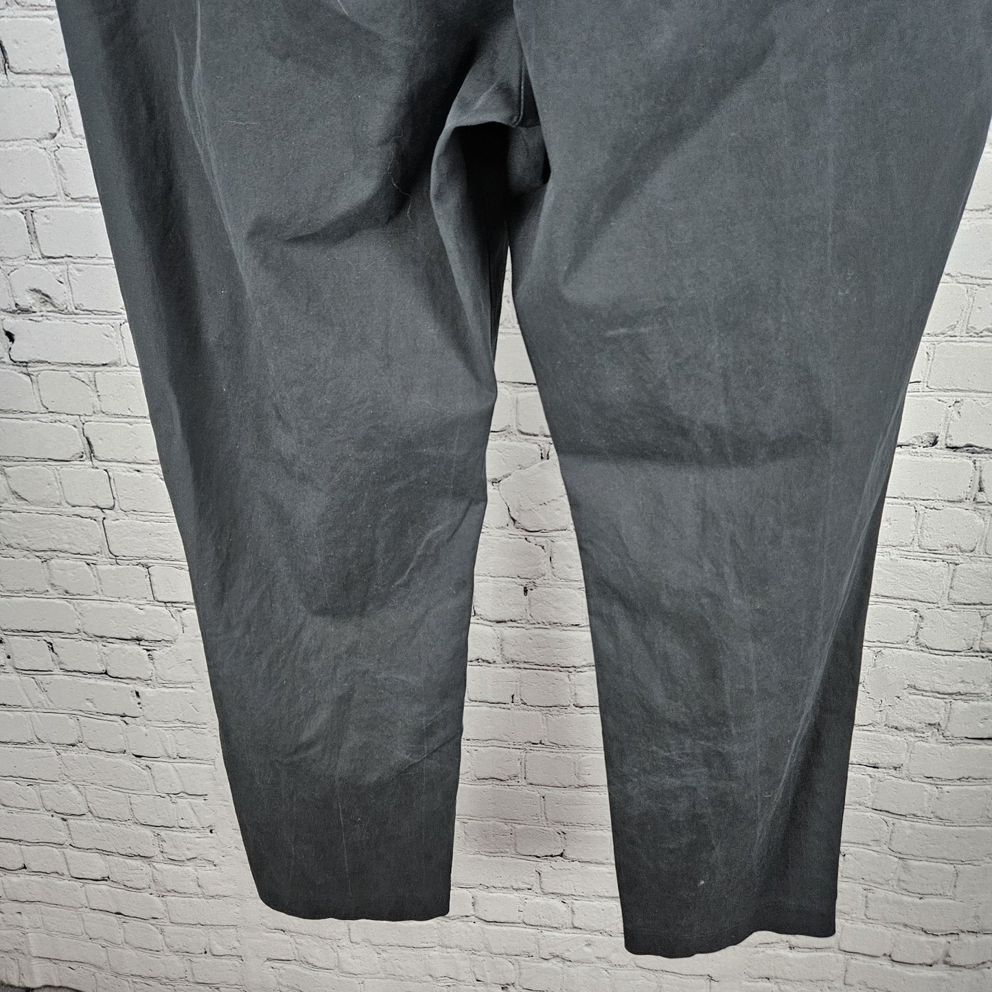 Bonobos Black Manteco Italian Fabric Athletic Stretch Straight Chino Pants 36x29