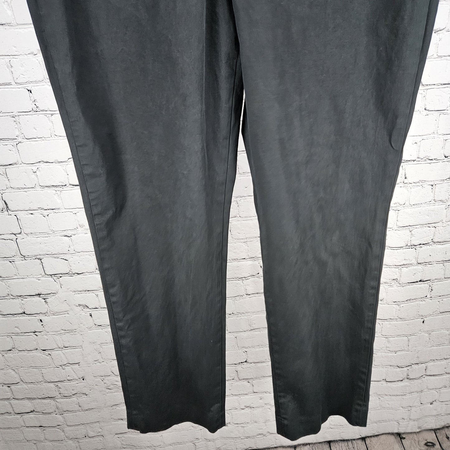 Bonobos Black Manteco Italian Fabric Athletic Stretch Straight Chino Pants 36x29