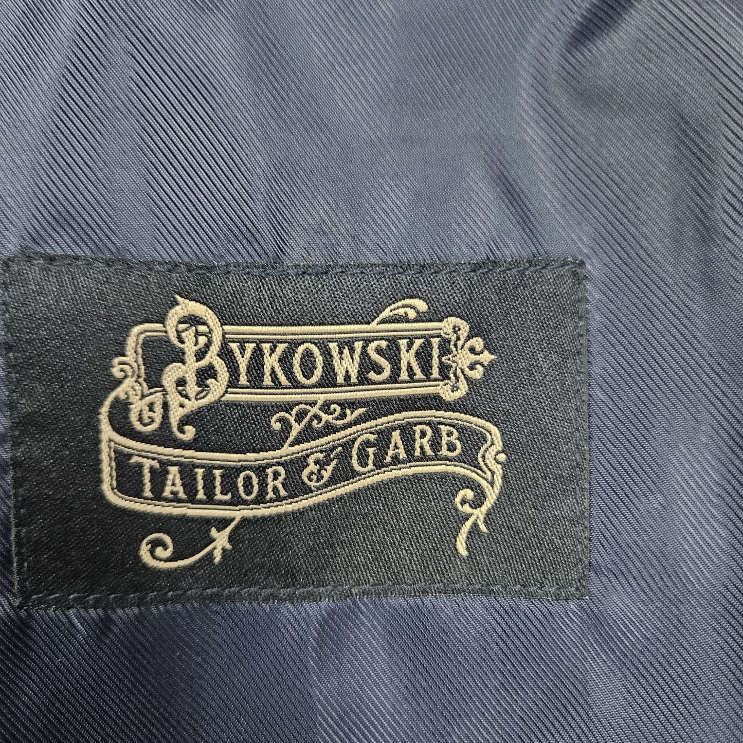 Bykowski Tailor & Garb Grey 5 Button Lined Welt Pockets Suit Vest Waistcoat 36