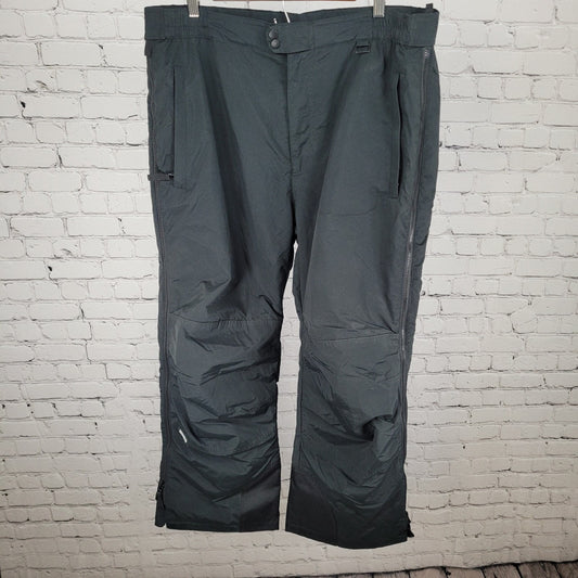 Obermeyer Black Adjustable Waist Snow Ski Pants Size XL Short (36x28)