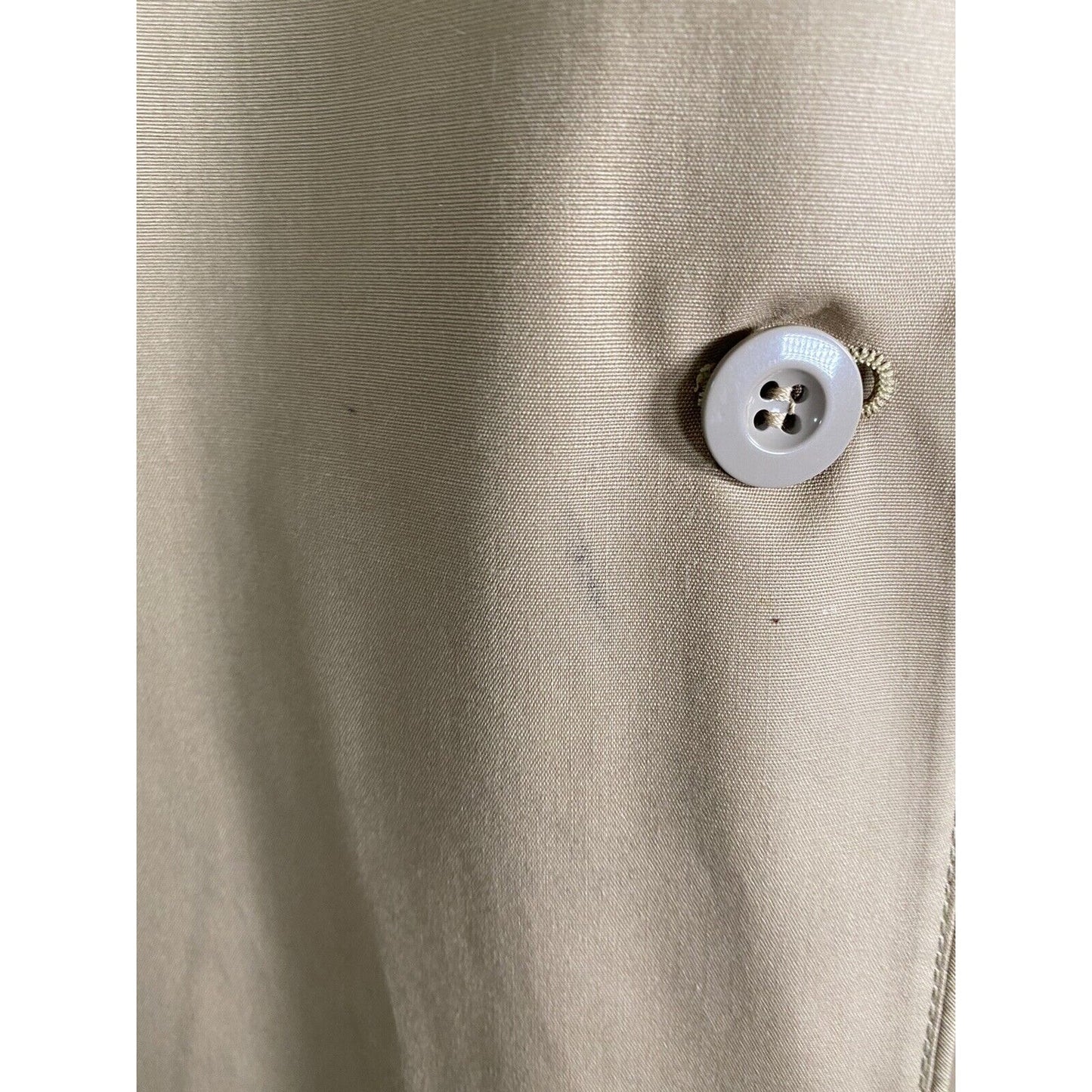 VTG London Fog Maincoats Tan Insulated Removable Lining Trench Coat Petite 14P