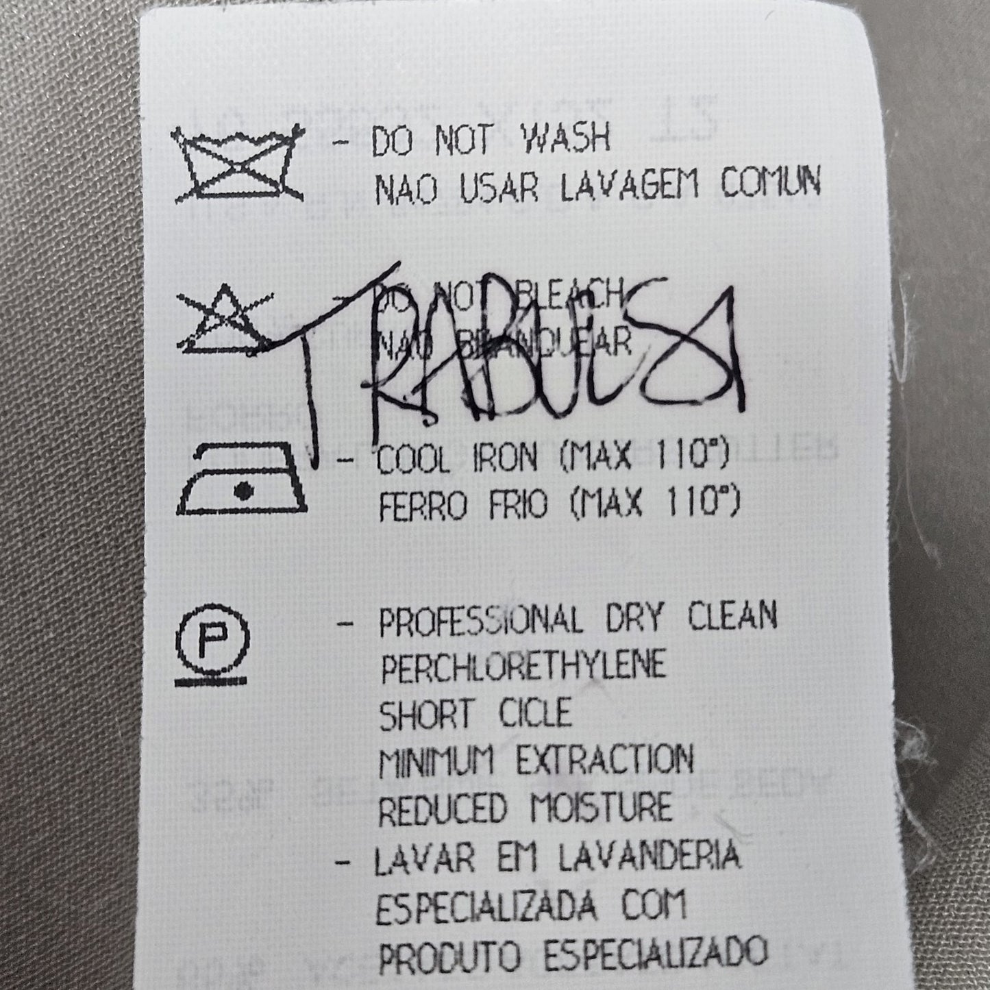 VTG Giorgio Armani Beige Silk Blend Gruppo GFT Lined Dress Pants Italy 4 (24x28)