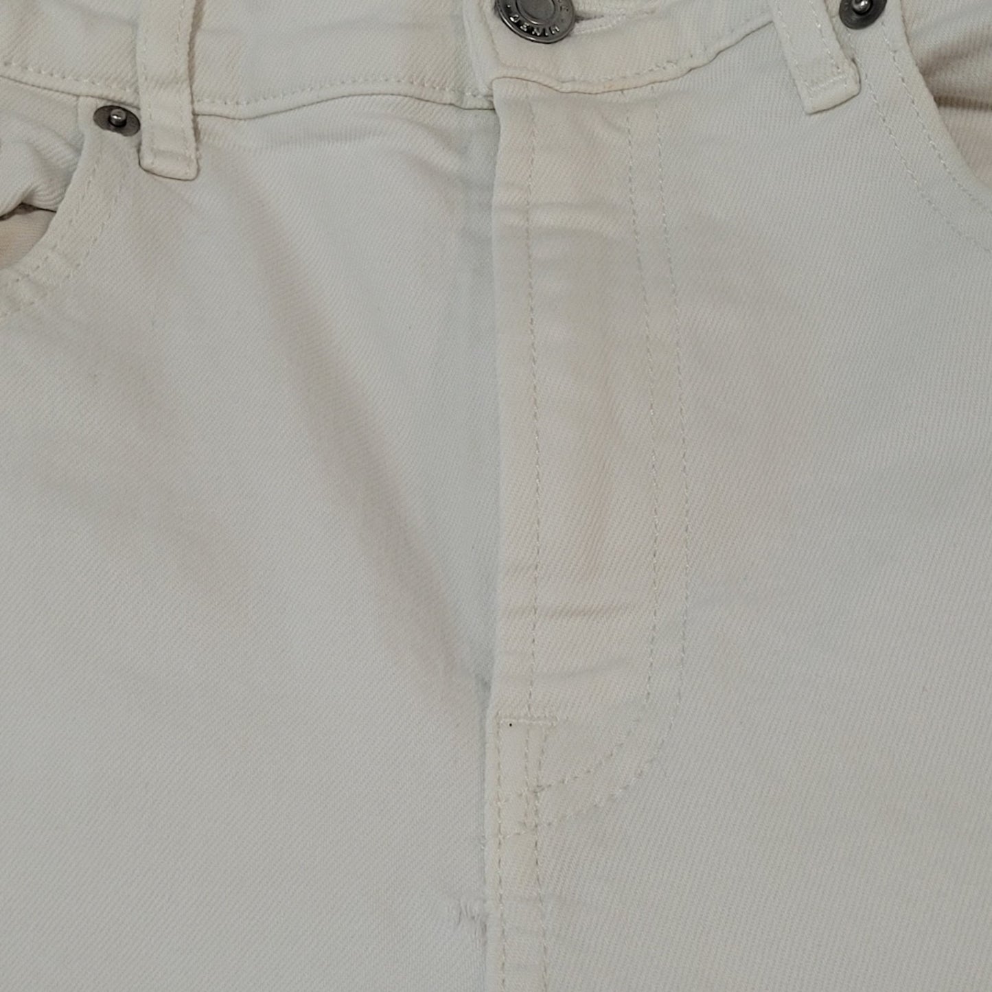 Everlane Natural White Denim The Cheeky Jean High Rise Stretch 29R (29x28.5)