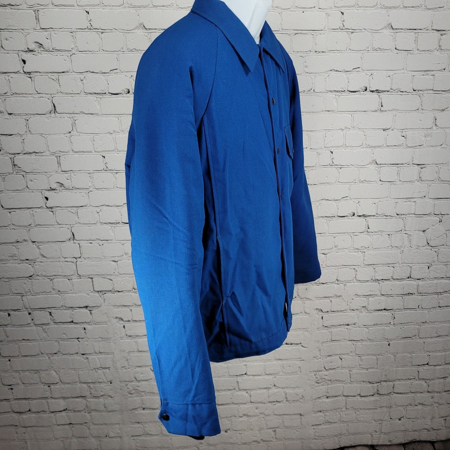 Workrite Blue Nomex III Flame Resistant 2 Layer Uniform Workwear Jacket USA 46