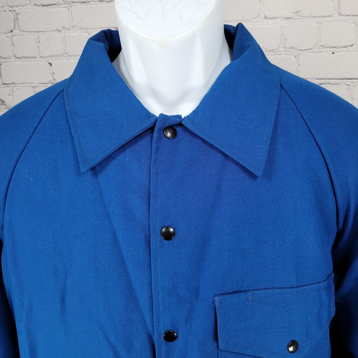 Workrite Blue Nomex III Flame Resistant 2 Layer Uniform Workwear Jacket USA 46