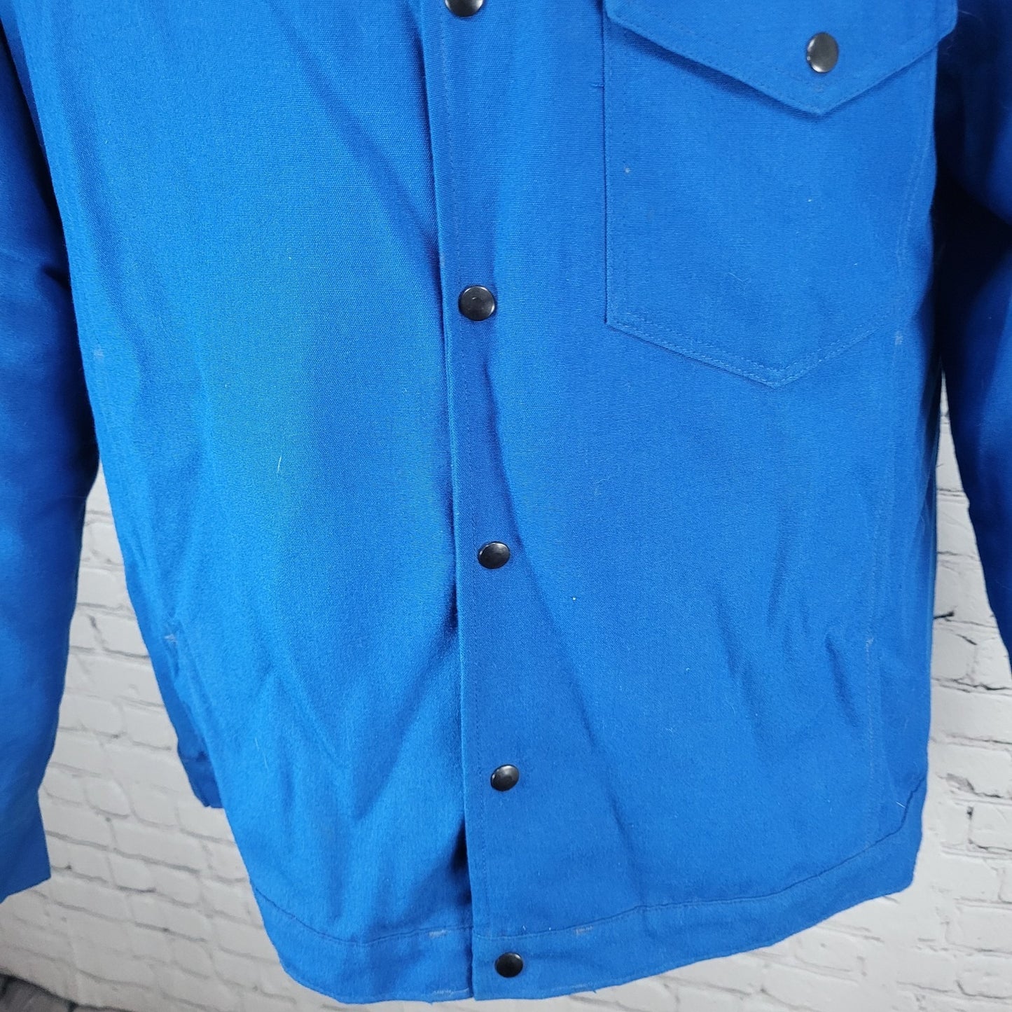 Workrite Blue Nomex III Flame Resistant 2 Layer Uniform Workwear Jacket USA 46