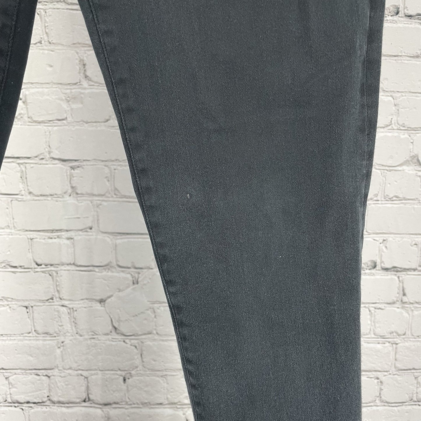 LRL Ralph Lauren Black Denim Modern Skinny Mid Rise Stretch Jeans Size 8 (32x29)