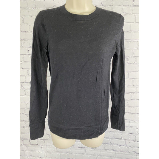 Club Monaco Italian Yarn Back Long Sleeve Pull Over Sweater Size Small