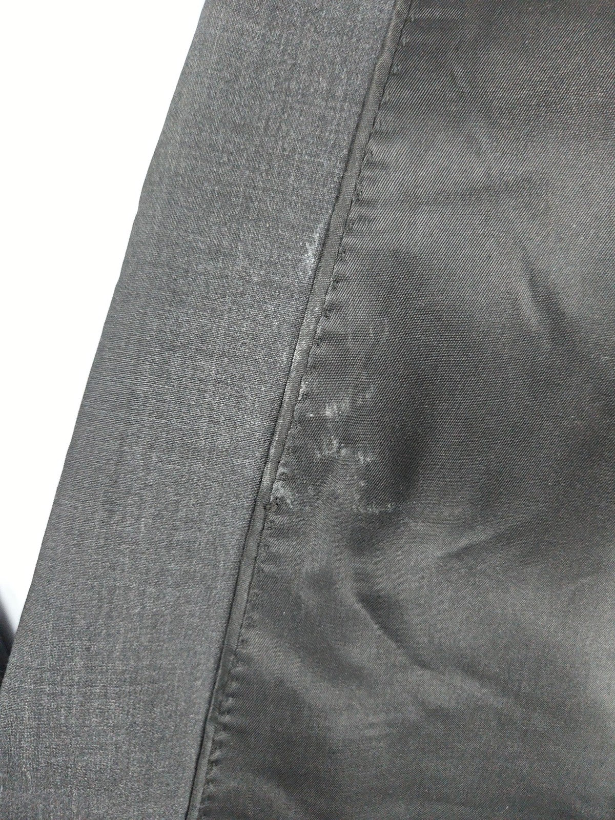 Calvin Klein Charcoal Gray Wool Blend 2 Button Notch Blazer Sport Coat 46R