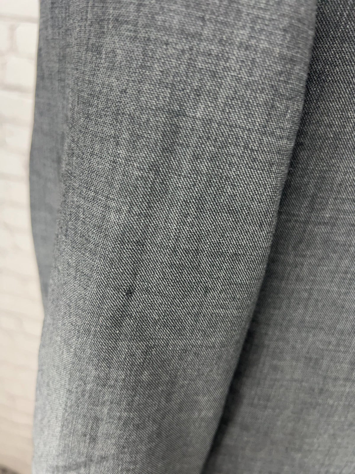 Turnbury Gray 100% Wool 2 Button Single Vented Notch Blazer Sport Coat 44S