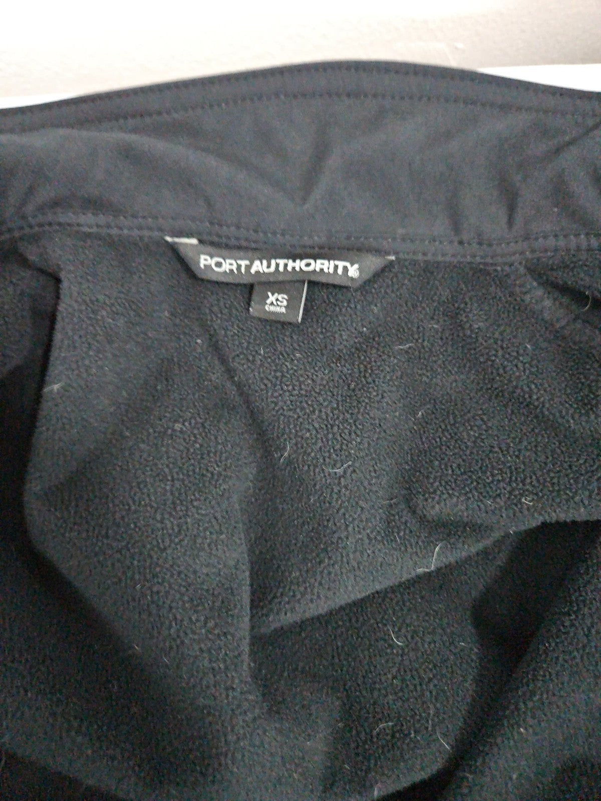 Port Authority Omni Barton Creek Black Soft Shell Full Zip Jacket Men's XS