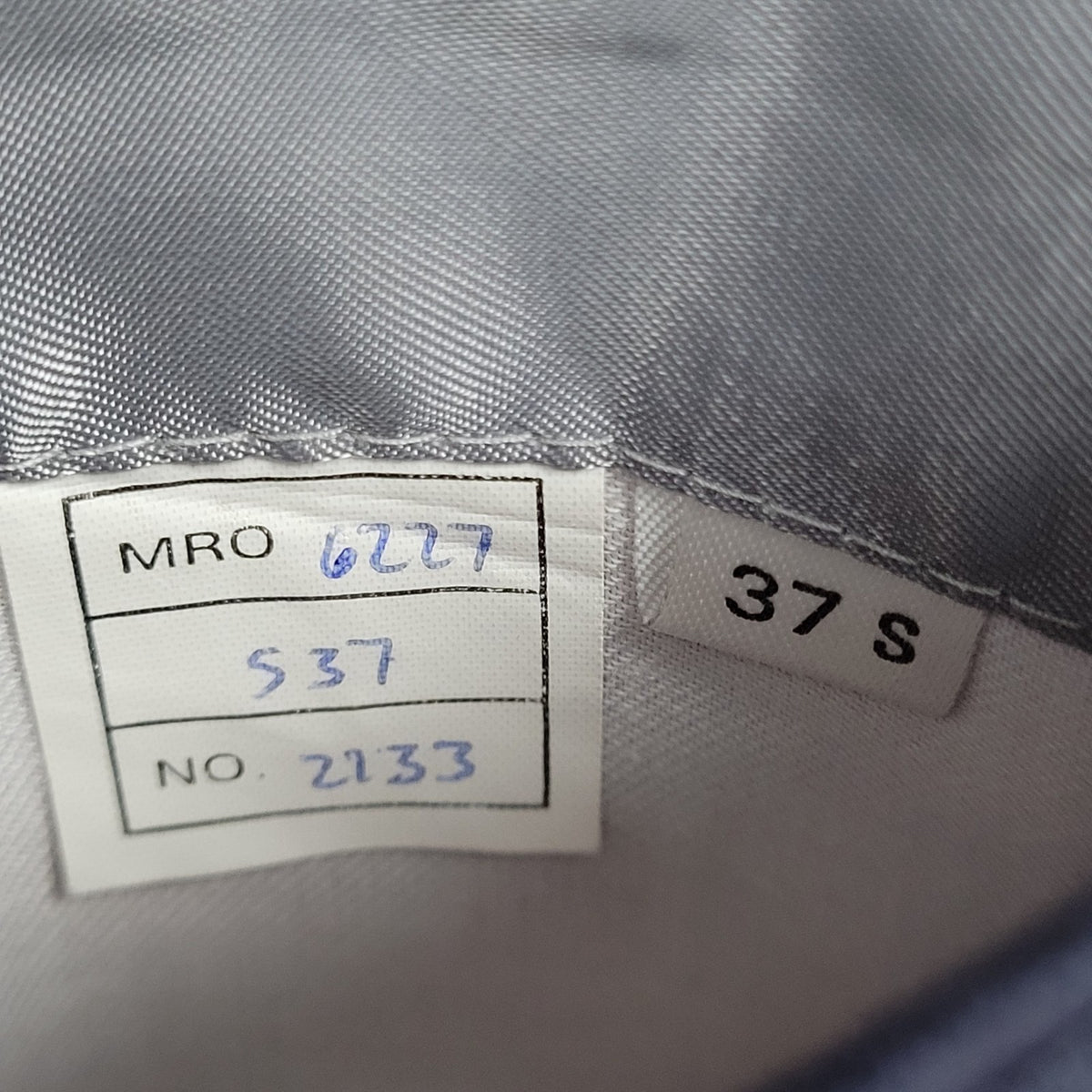 Mapelli De Milano Navy 100% Wool 2 Button Notch Blazer Sport Coat Size 37S