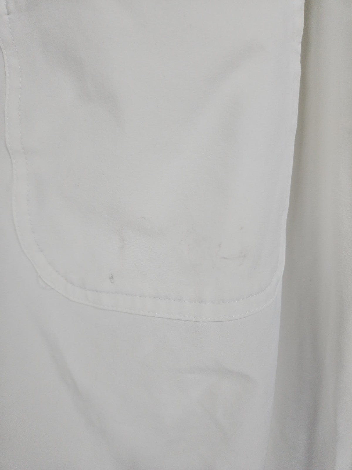 Chico's White Pull On Zip Pocket Stretch Cropped Pants 3 US 16 (38X23)