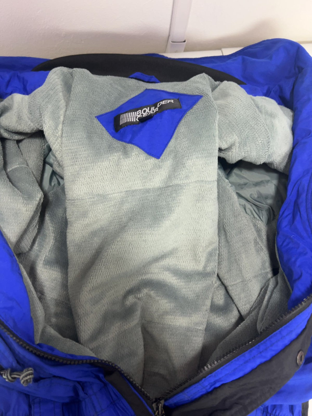 Boulder Gear Blue Gray Thinsulate Insulated One Piece Ski Snowsuit Mens XL