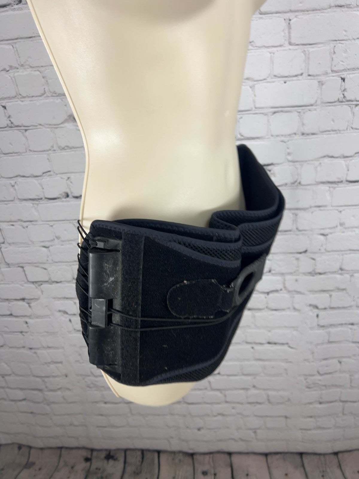 BioSkin Baja Black Adjustable Pulley Lumbar Back Brace Support Size 4 XL