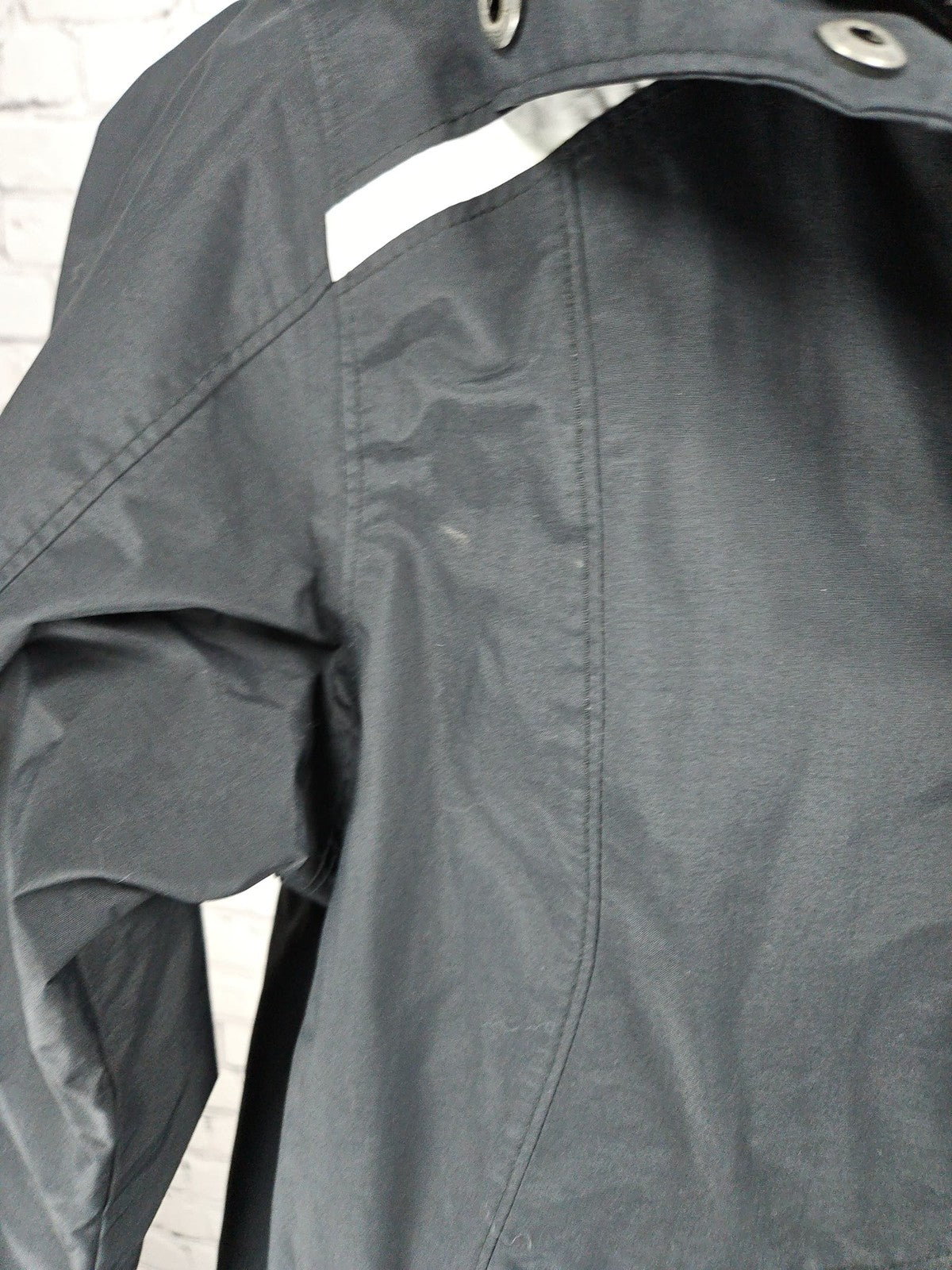 Columbia Interchange Black White Hooded Nylon Shell Jacket Women's S