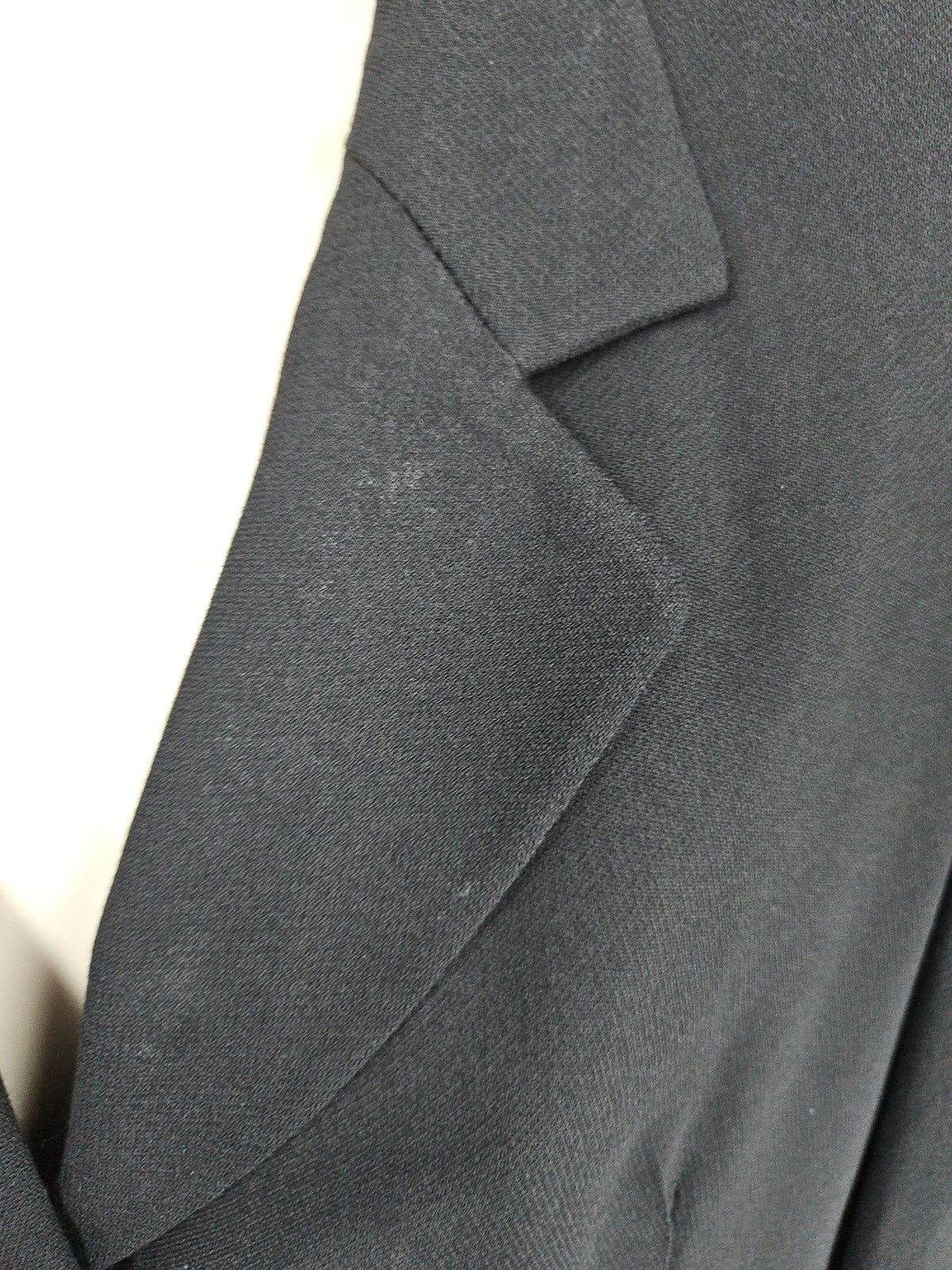 VTG Jones New York Black Wool Blend 3 Button Notch Lapel Lined Blazer Women's 6