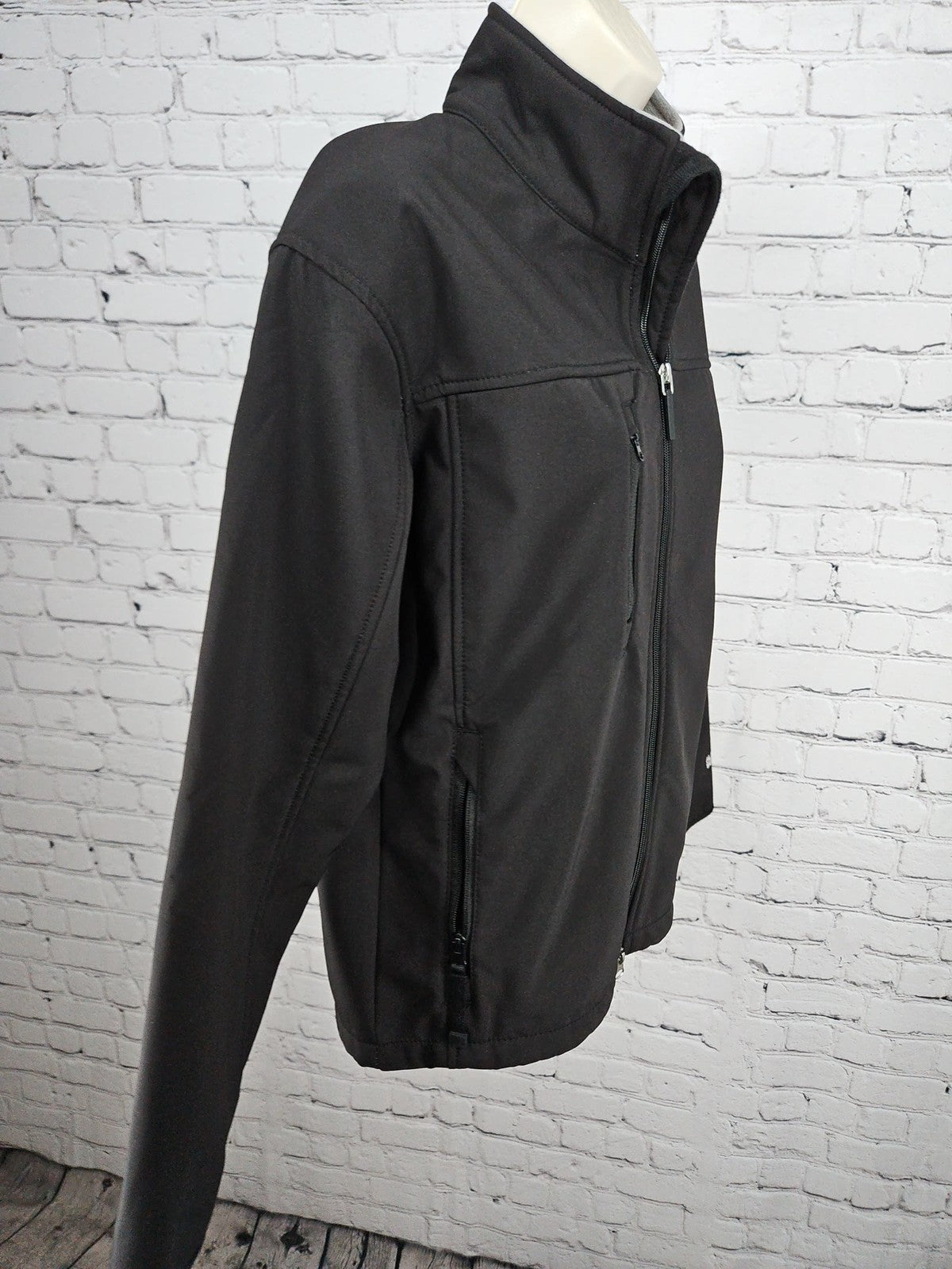 Alaska Summit Black Fleece Lined Softshell Full Zip Women's Jacket S
