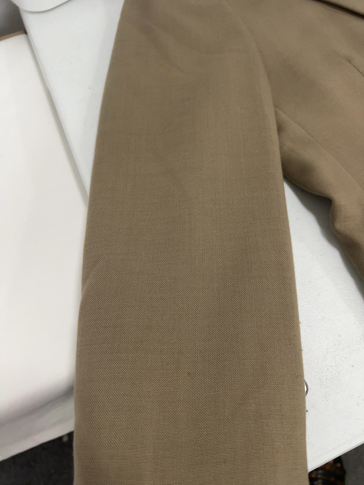 Nicklaus Tan Wool Blend 2 Button Single Vented Notch Blazer Sport Coat 43R
