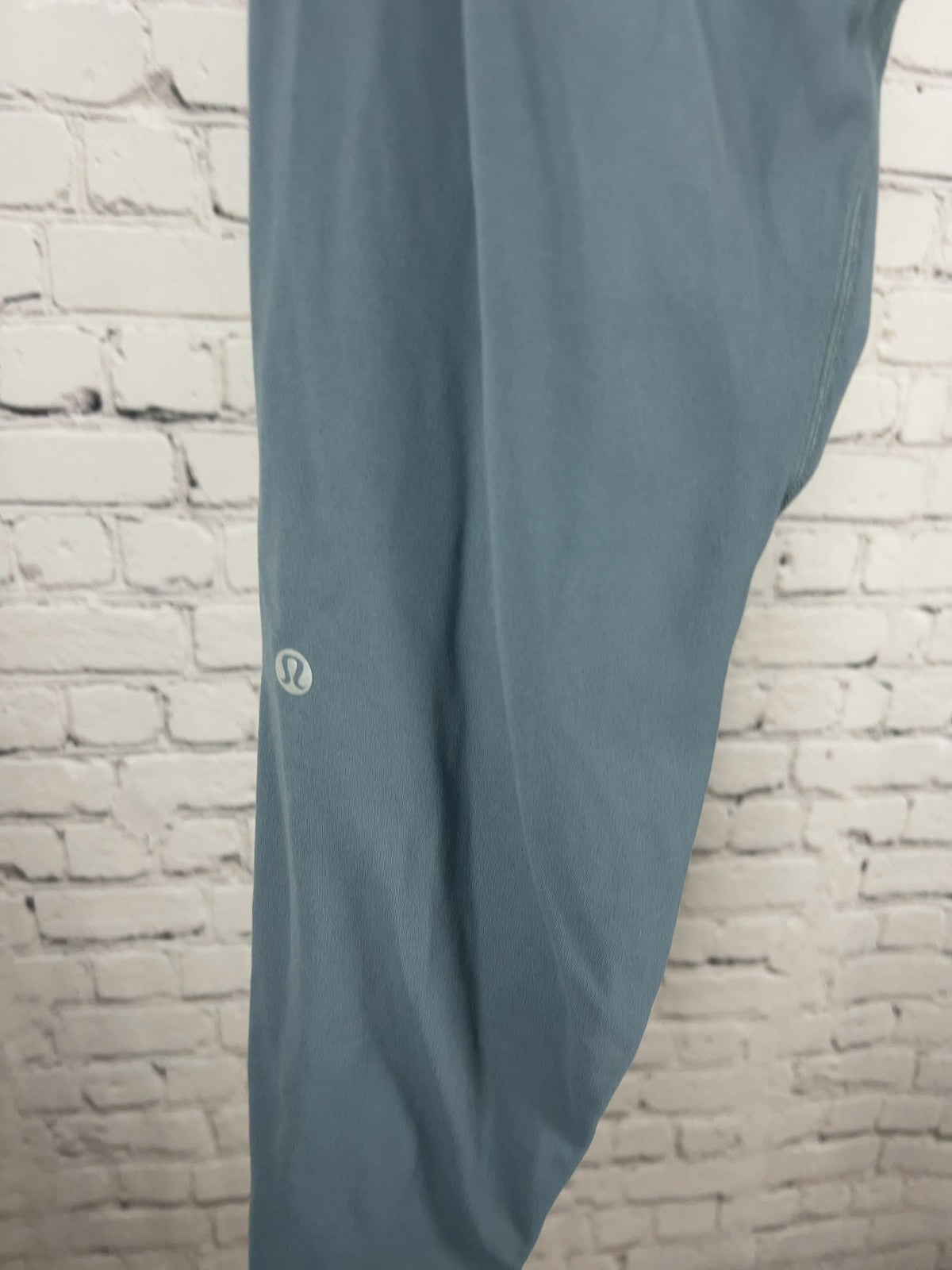 Lululemon Blue Ruched Tie Front High Rise Leggings Women's 12 (29X29)