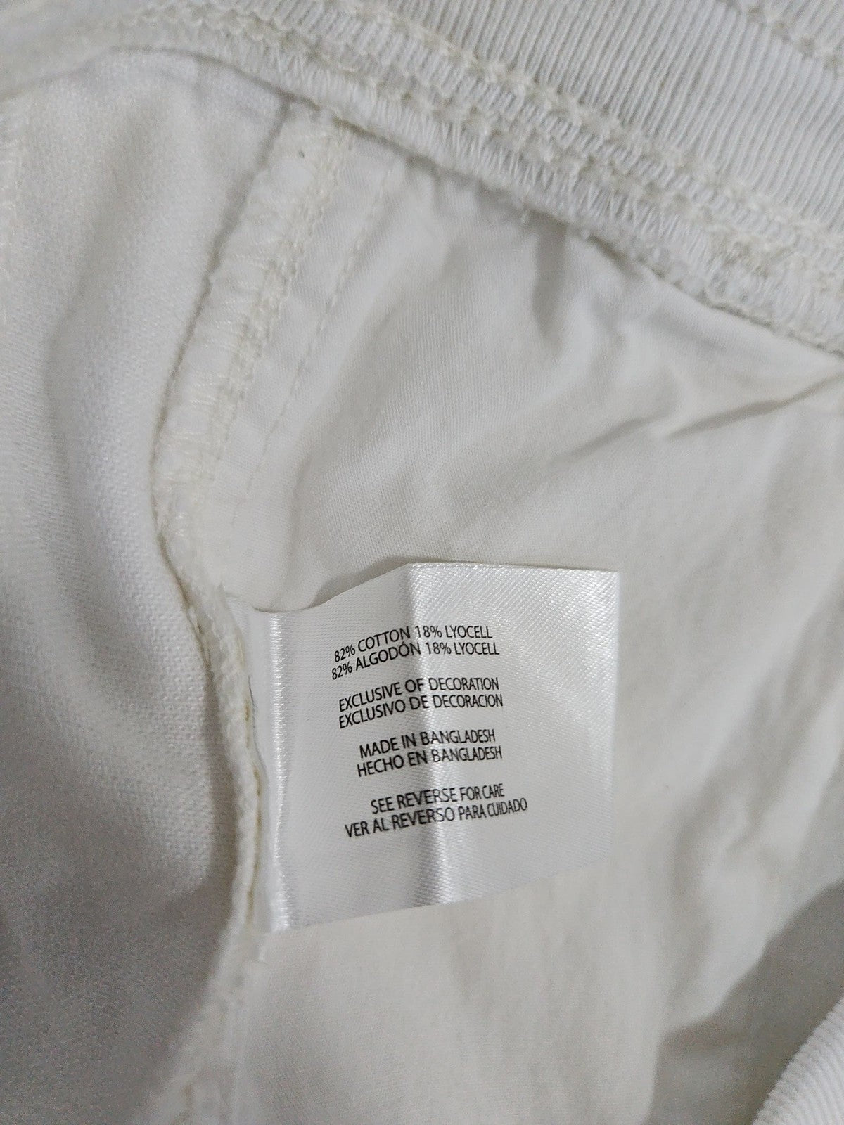 Orvis White Cotton Lyocell Drawstring Pull On Shorts Women's S (28X4)
